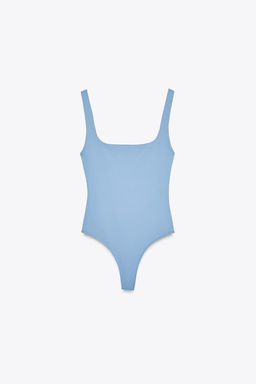 POLYAMIDE STRAPPY BODYSUIT - Zara фото 12