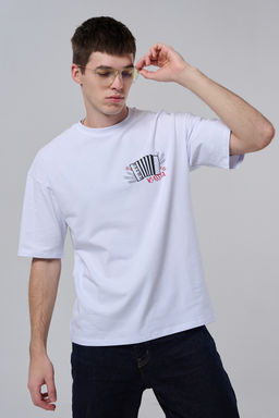 8579 футболка оверсайз мужская