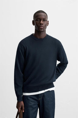 TEXTURED COTTON - MODAL SWEATER - Zara фото 2