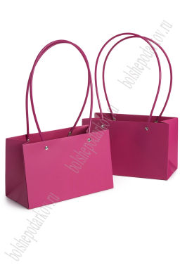 Сумка для цветов 22*13,5*10,5 см (10 шт) SF-7378, пыльно-вишневый №7