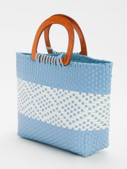 Сумка летняя с ручками LES TROPEZIENNES Артикул 2844785, голубой  фото 4