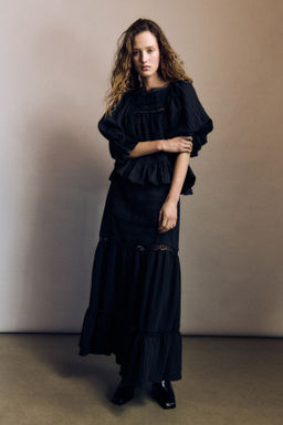 Blusa con mangas abullonadas - H&m фото 5