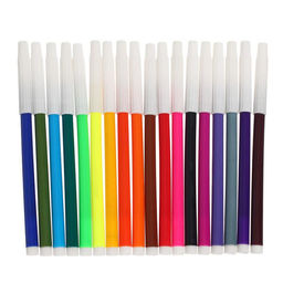 Фломастеры 18 цветов, невентилируемый колпачок