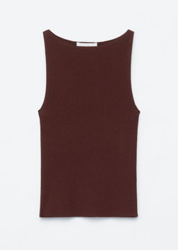 Camiseta de tirantes en punto de canal?