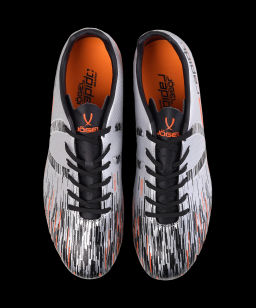 БЕЗ УПАКОВКИ Бутсы футбольные JOGEL Rapido FG Silver/black