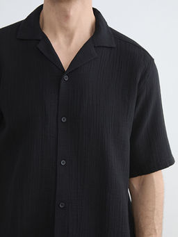 Regular Fit Resort Yaka M?slin Erkek G?mlek