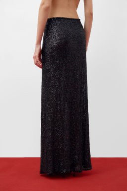 Юбка макси из пайеток - Mollis фото 4