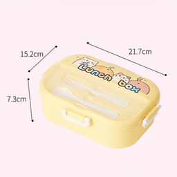 Ланчбокс Cat family, yellow (1400 ml)