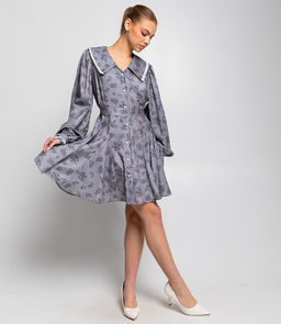 Платье #КТ2503 (2)-2, серый