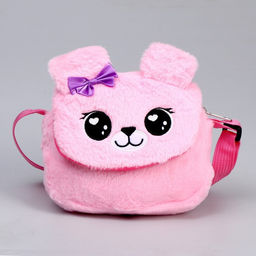 Цена за 2 шт. Сумка детская меховая «Мишка», 15×13×3 см