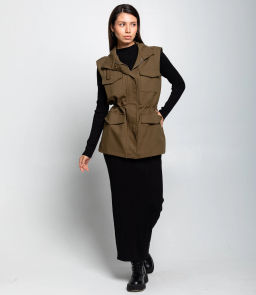 Жилет #КТ9022 (2), хаки - Dommod фото 4