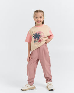 Брюки из джинскота Пепельная роза - Bungly фото 2