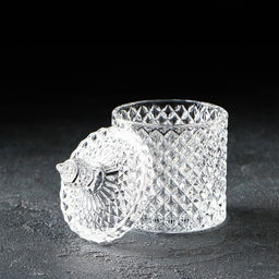 Сахарница стеклянная Доляна Рапунцель, 280 мл, 8,514 см  фото 2