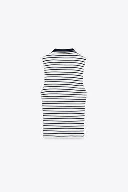 RIBBED POLO SHIRT - Zara фото 15
