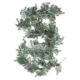 Гирлянда из елочных веток искусственная 178 см / SDTT8008 /уп 25/100/с шишками - ГалеонТрейд фото 2