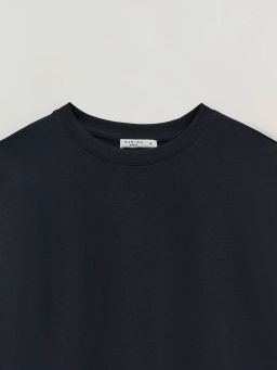 Базовая футболка оверсайз из хлопка / Zarina  фото 3