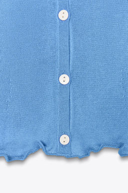 RUFFLED KNIT TOP - Zara фото 6
