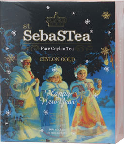 SebaSTea. Новый год. Tea Snowgirls. Дед Мороз и Снегурочки карт.упаковка, 100 пак.