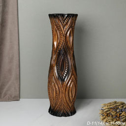 Ваза 50 см коричневая / YBN-39 /уп 8/ - ГалеонТрейд фото 3
