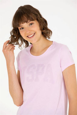 U. S. Polo Assn Женская базовая футболка с круглым вырезом Magnolia - U.s. polo assn фото 8