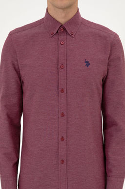 Erkek Bordo Uzun Kollu Basic G_mlek Sepette S_rpriz _ndirim - U.s. polo assn фото 6
