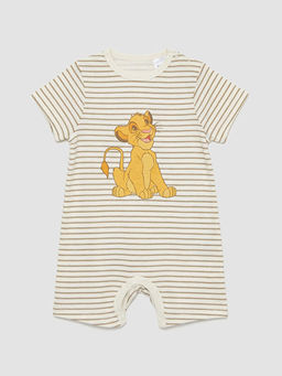 Aslan Kral ve Mickey Mouse Bask?l? Bebek Tulum 2li