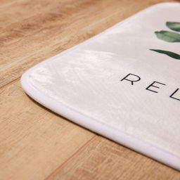 Коврик для ванной «Этель. Эвкалипт», 80×50 см, велюр