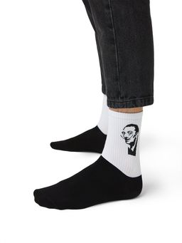 Носки OMSA FREESTYLE 604 - Дали Nero/Bianco