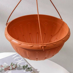 Горшок-кашпо Джулия 8л подвесной (коричневый) М1609 - Альтернатива фото 5