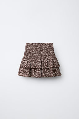 FALDA BERMUDA ANIMAL PRINT / Marr?n - Zara фото 2