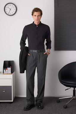 Beyaz Fitted Erkek Gomlek TMNAW26GO00002 - Trendyolmilla фото 15