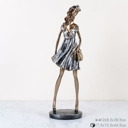 Статуэтка Дама 12х8,5х39,5 / 3267-A /уп 12/