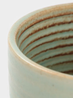 Кружка Magistro Sand Ripples, 300 мл, фарфор, голубая