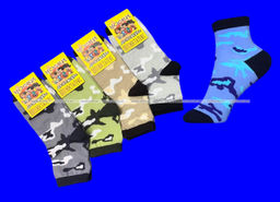 Цена за 10 пар. ЮстаТекс носки детские 3с7 Камуфляж