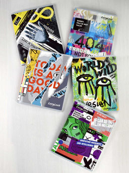 Тетрадь, 96 л, клетка, арт. 63165/ 5 НАСТЕННАЯ ЖИВОПИСЬ мягкий переплёт (2 скобы), обложка - выборочный ТВИН-лак, мелованный картон 190 г/м?, Упаковка Ассорти/