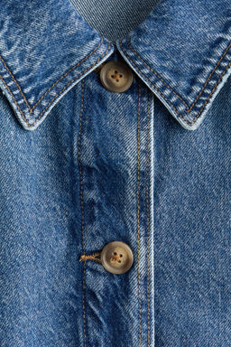 Chaqueta camisera en denim - H&m фото 5