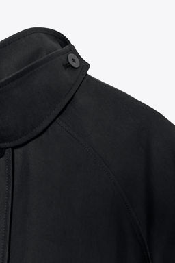 ZW COLLECTION LIMITED EDITION LONG BUTTON TRENCH COAT - Zara фото 11
