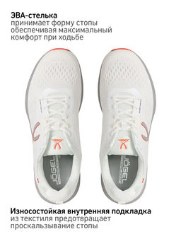 Кроссовки беговые JOGEL Hyperlight 2.0 White/grey/red  фото 21
