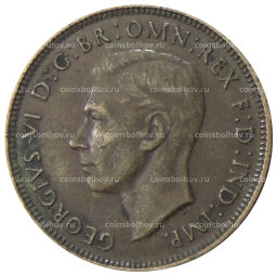 1/2 пенни 1938 года Австралия