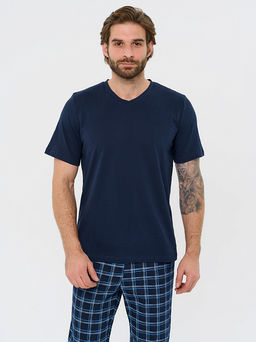 Пижама Грант_М331/темно-голубой - Ihomelux фото 5