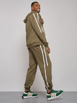 Спортивный костюм мужской трикотажный демисезонный цвета хаки 12011Kh - Mtforce фото 17