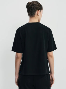 Футболка с люрексом и разрезами / Zarina