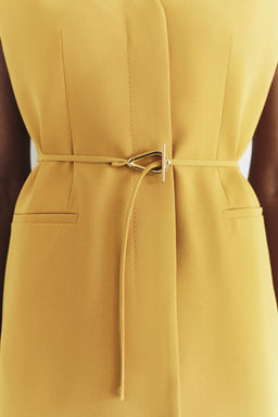 ZW COLLECTION WAISTCOAT WITH BELT AND VENTS - Zara фото 15