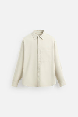DENIM SHIRT WITH POCKET - Zara фото 7