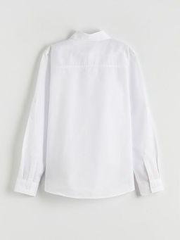 Basic Uzun Kollu Erkek ?ocuk G?mlek