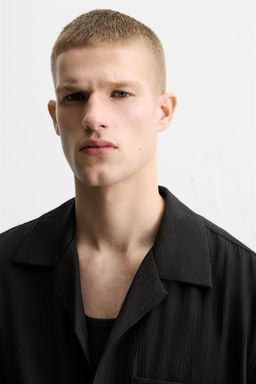 CREASED JACQUARD SHIRT - Zara фото 15