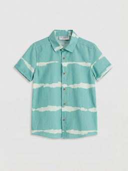 Batik Desenli Erkek ?ocuk G?mlek