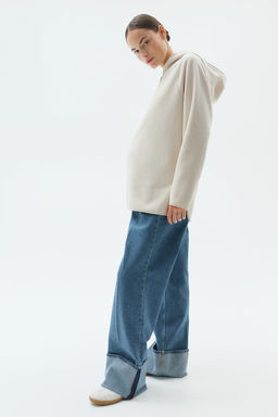 MAMA Chaqueta polar con capucha Before & After - H&m фото 3