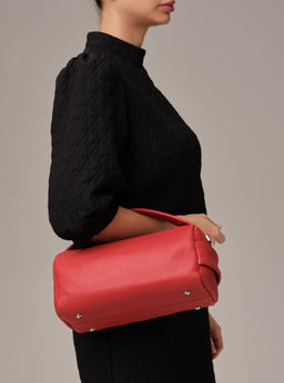 Кожаная сумка Solea DBR 31365 красный  фото 6