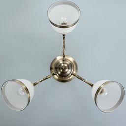 Люстра «Мадлен» 3×40 Вт E27 античная бронза 40×40×50 см